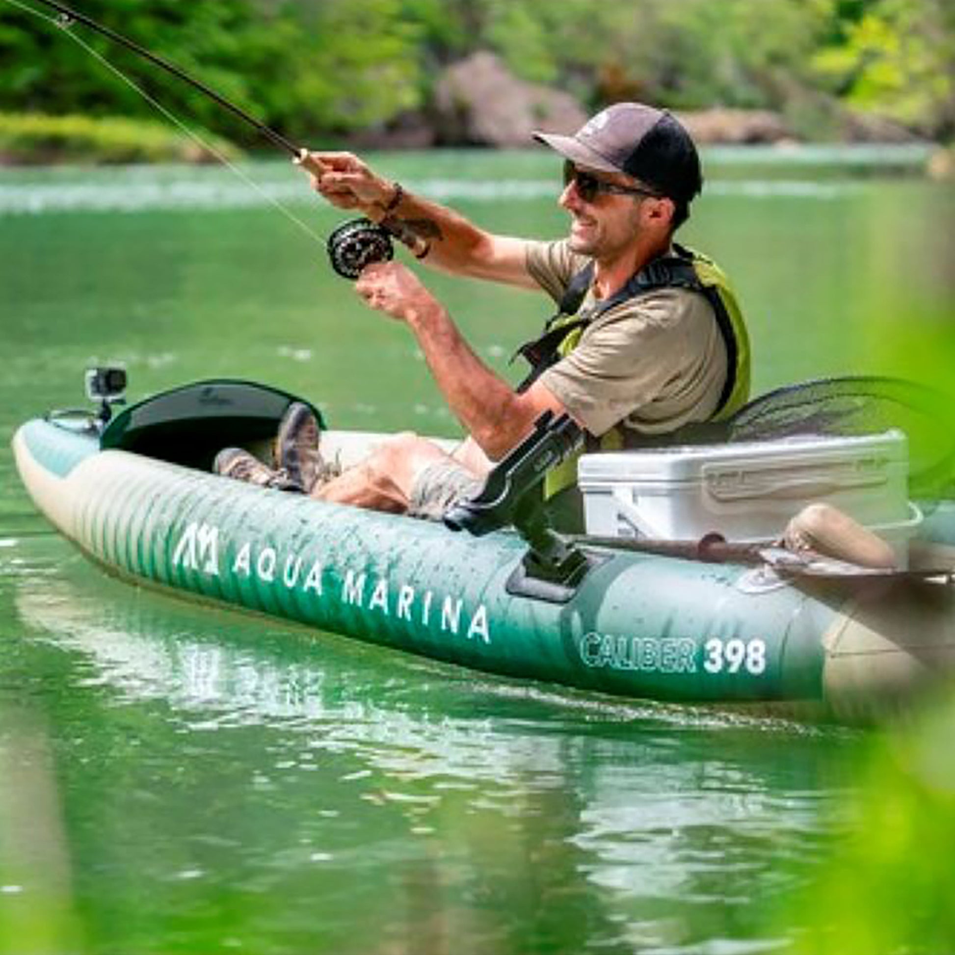 Aqua Marina - Caliber Angling Kayak 1/2-person - Aqua Marina