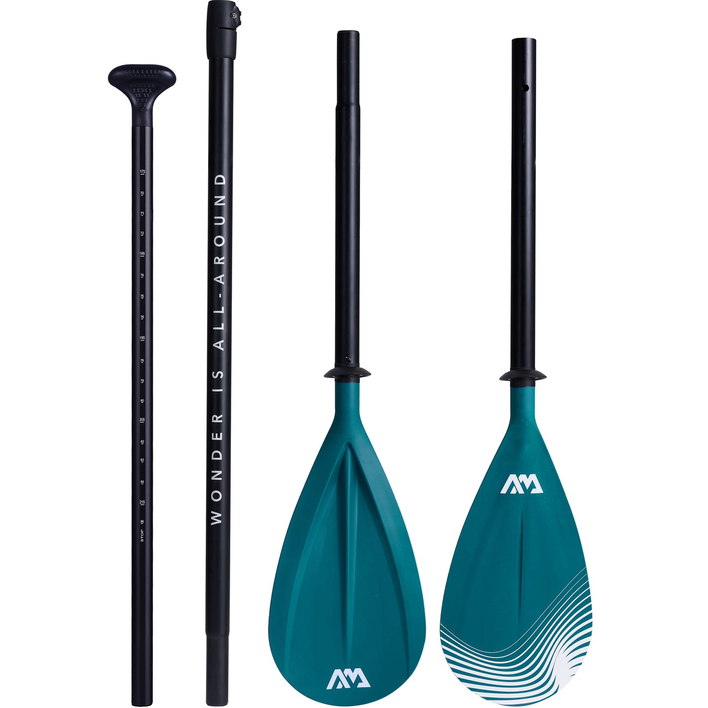 Aqua Marina - DUAL-TECH  2-in-1 Adjustable Aluminum iSUP & Kayak Paddle - Aqua Marina