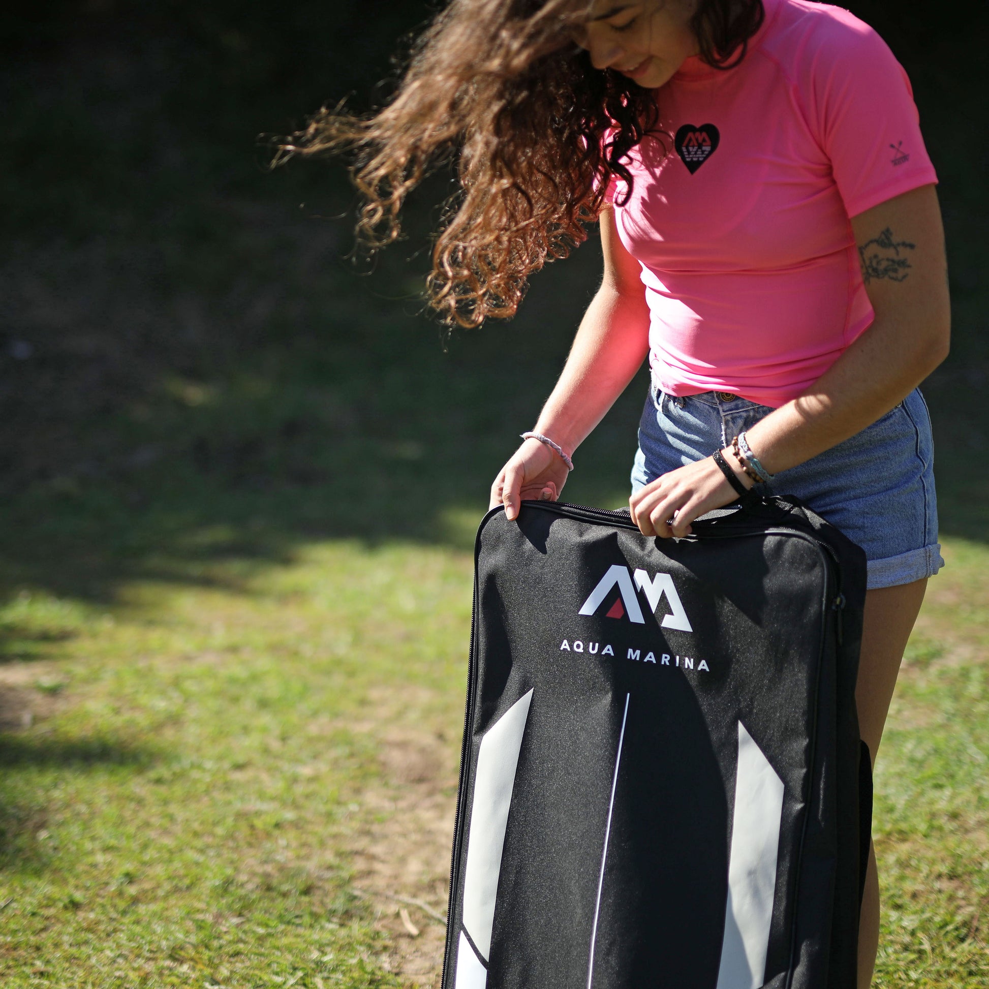 Aqua Marina - Premium Zip Backpack - S - Aqua Marina