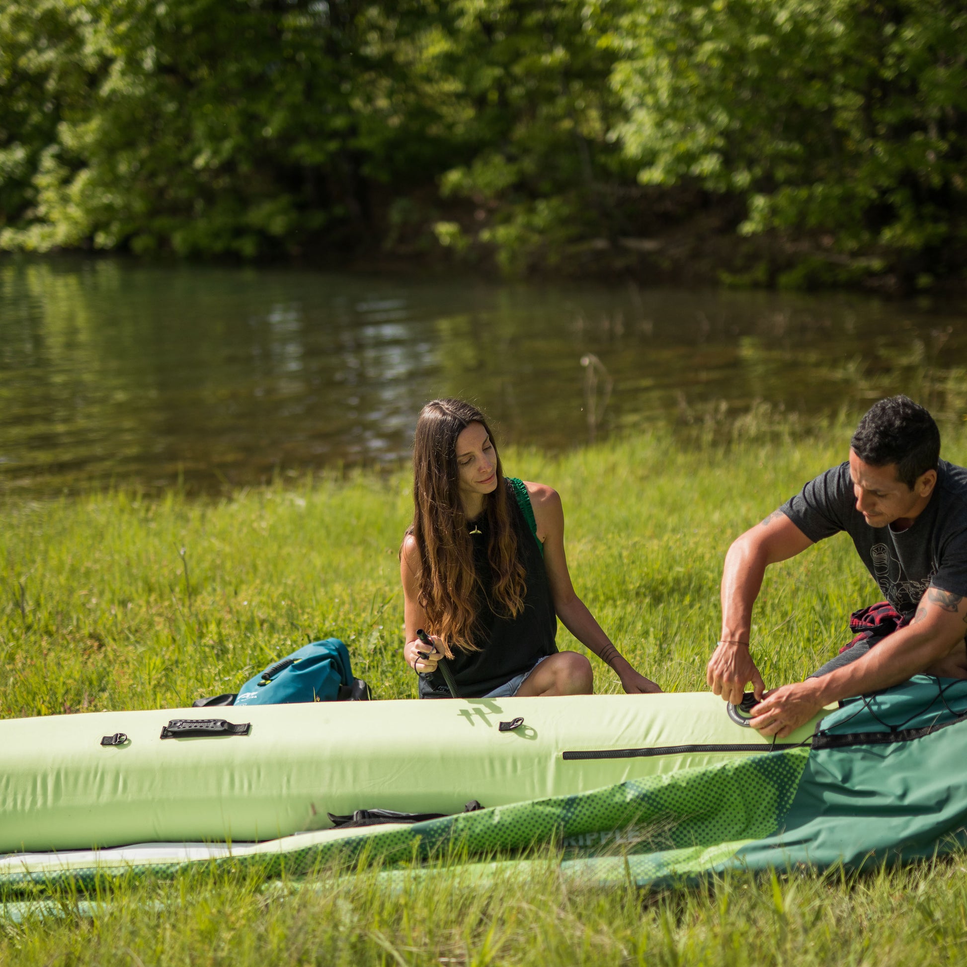 Aqua Marina - RIPPLE 370 Recreational Canoe-3 person - Aqua Marina