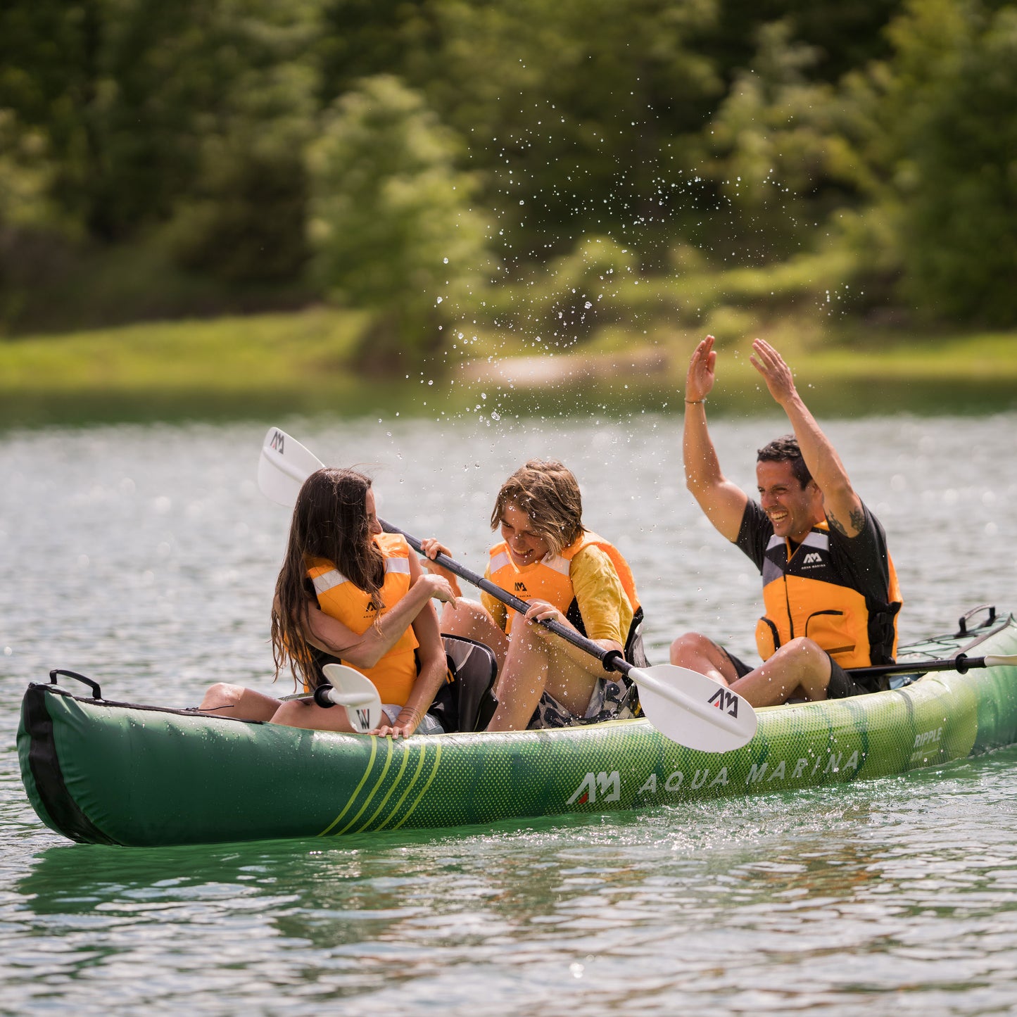 Aqua Marina - RIPPLE 370 Recreational Canoe-3 person - Aqua Marina
