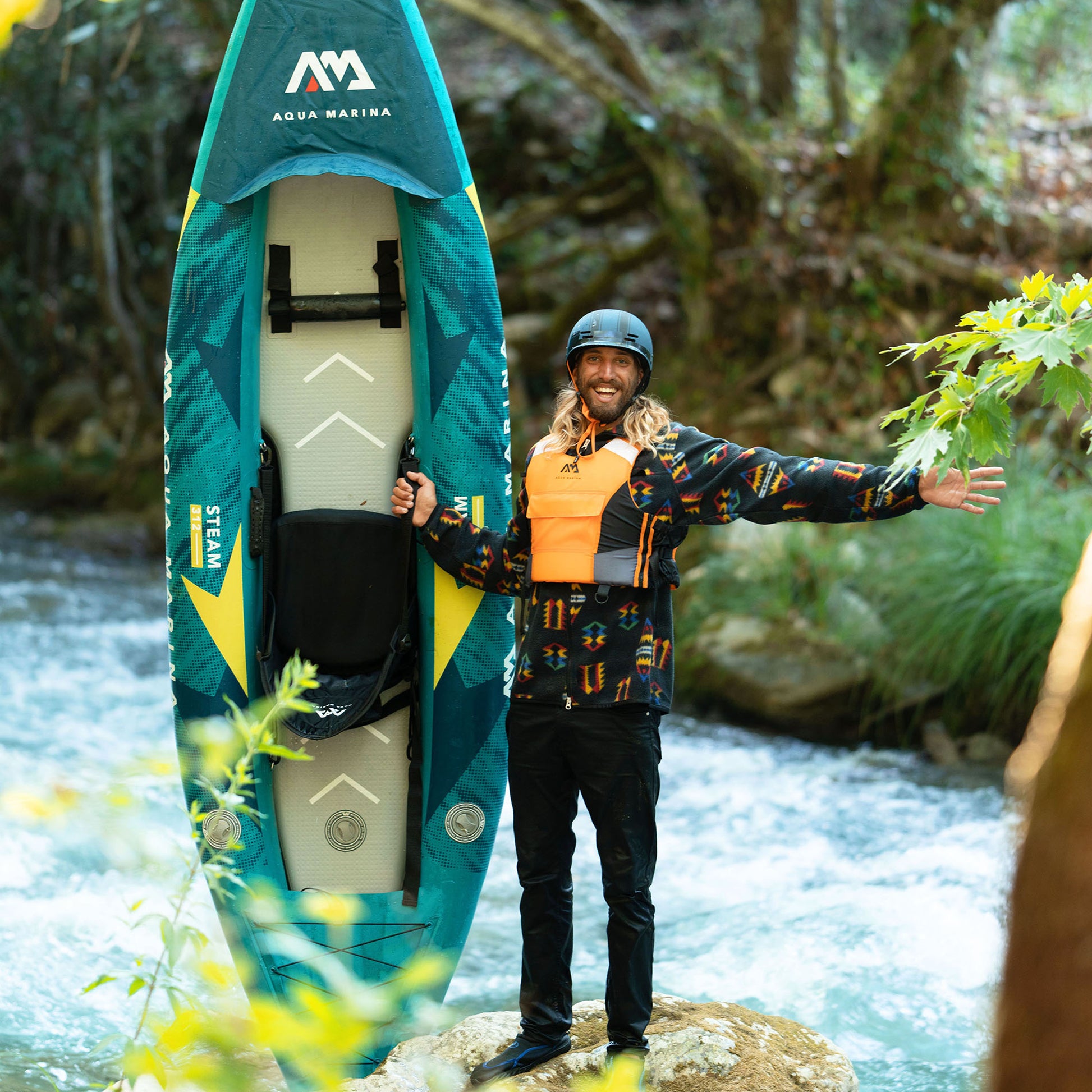 Aqua Marina - STEAM 312 10'3" Inflatable 1-person Kayak - Aqua Marina