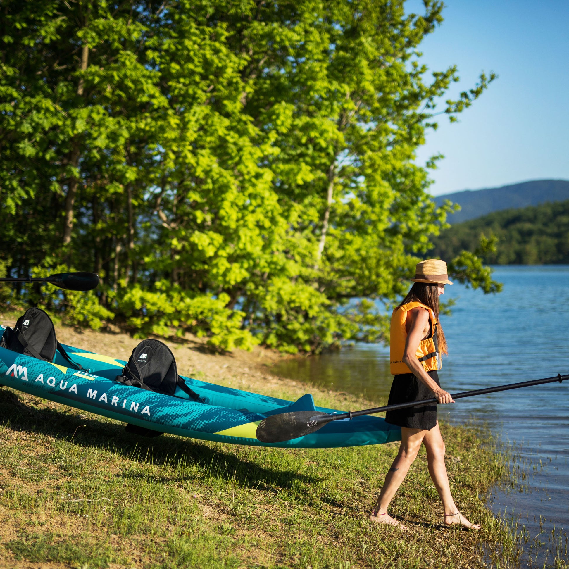 Aqua Marina - STEAM 412 13’6” Inflatable 2-person Kayak - Aqua Marina
