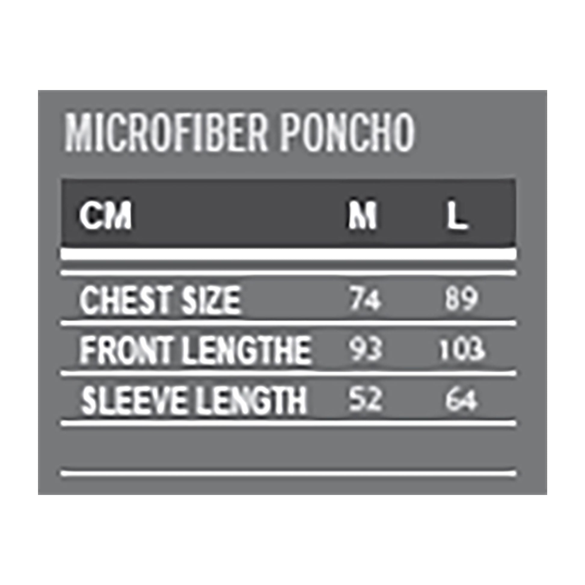 Aqua Marina - Water-repellent Thermal Poncho (Navy) - Medium - Aqua Marina