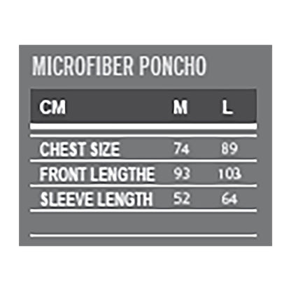 Aqua Marina - Water-repellent Thermal Poncho (Navy) - Medium - Aqua Marina