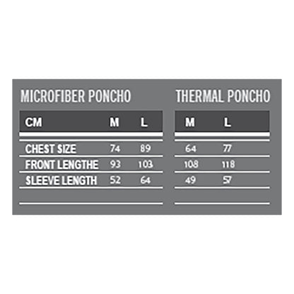 Aqua Marina - Water-repellent Thermal Poncho (Navy) - Large - Aqua Marina