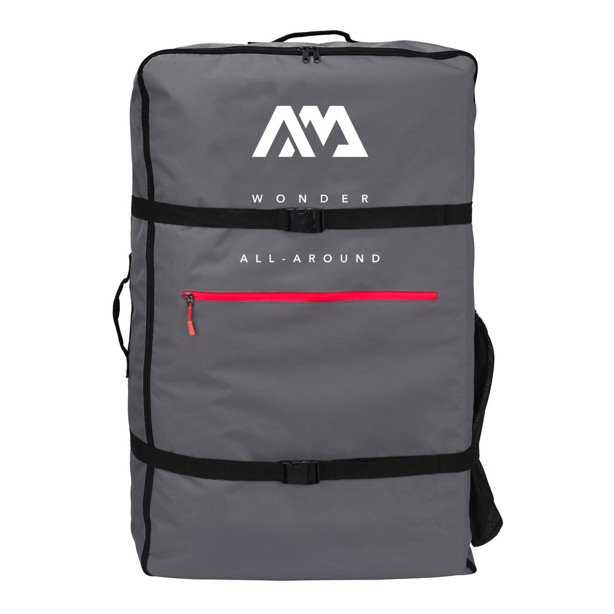 Aqua Marina Zip Backpack for AIR-K Kayak - Gray - Front Studio View
